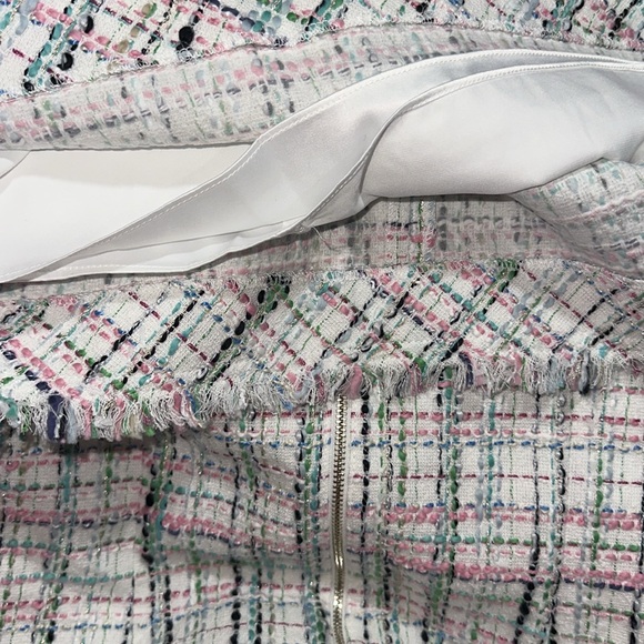 🔥🔥🔥NEW Kate Spade Pastel Tweed Shift Mini Dress - Picture 7 of 9